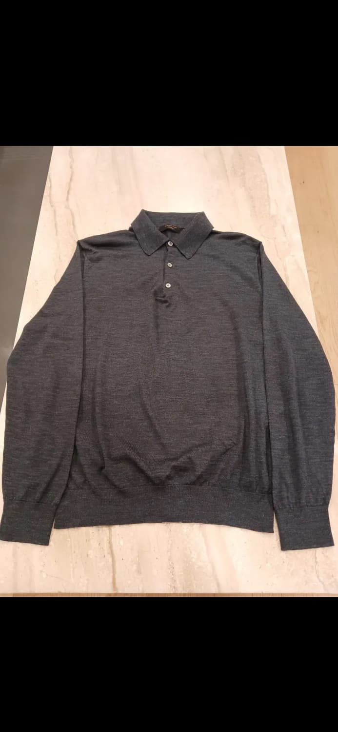 Ermenegildo Zegna COUTURE WOOL POLO KNIT 상품이미지1