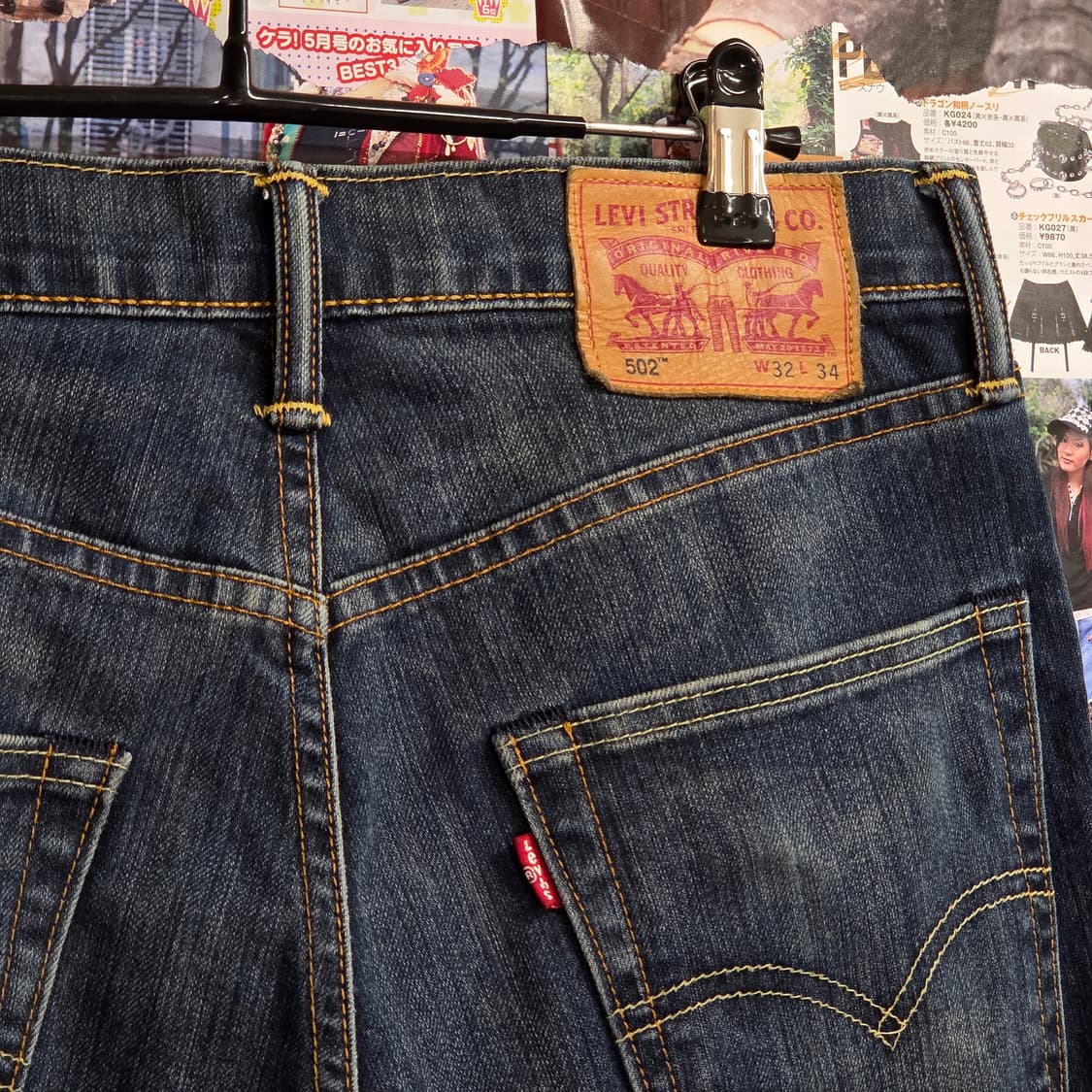 리바이스 502 데님 팬츠 상품이미지3