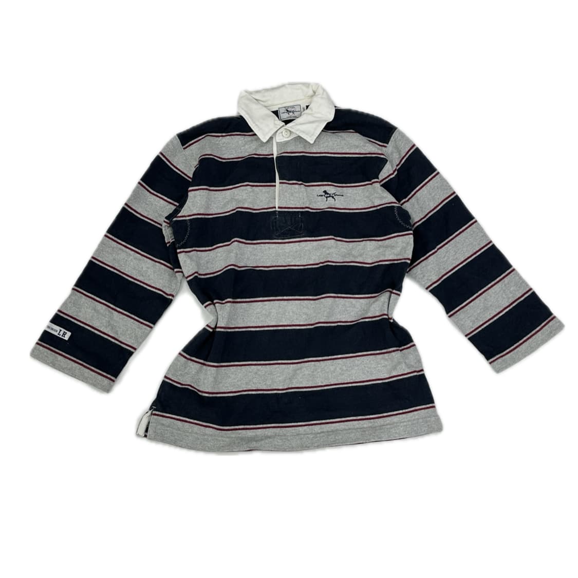 LR 단가라 7부 카라 긴팔 티셔츠 데코라 베이직 핀터 괴짜  상품이미지2