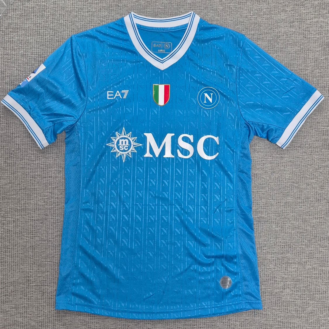 25-26 나폴리 홈 케빈 더브라위너 유니폼 L사이즈 상품이미지2