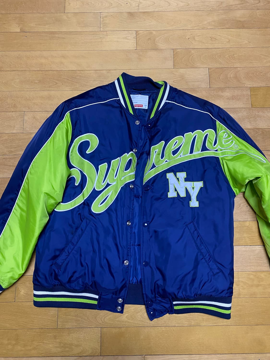 Supreme 20FW Contrast Script Vartsity  상품이미지1