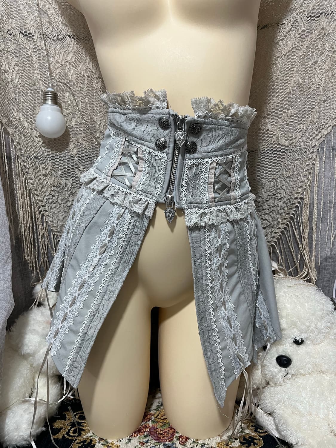 오즈온 페어리 펑크 갸루 고딕 고스 로리타 미사깔 코르셋 상품이미지1