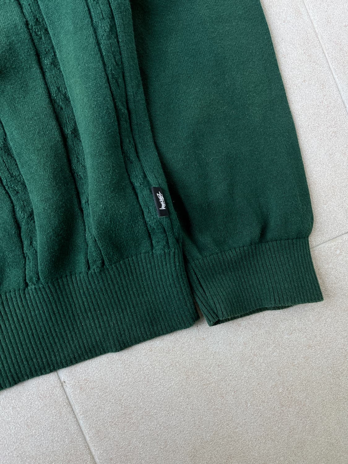 Stussy cable knit polo shirt 상품이미지4