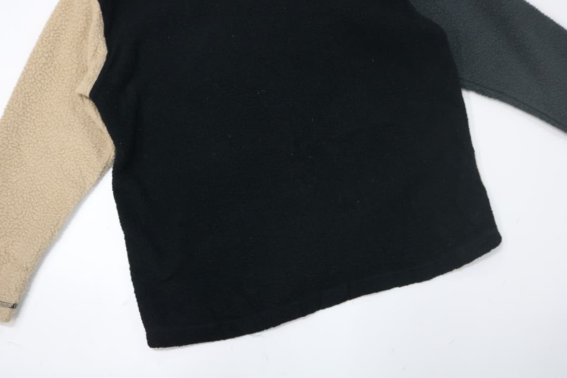 wmb 웍맨 멀티 컬러 블록 플리스 보아 가디건 상품이미지9