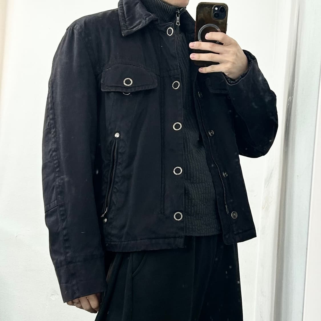 캘빈클라인 투웨이 웨스턴 트러커 자켓 상품이미지3