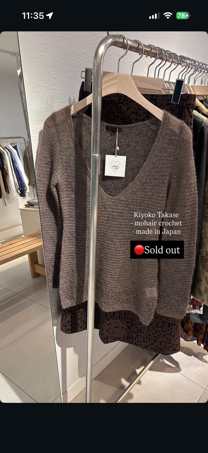 Kiyoko Takase 모헤어 니트  상품이미지1
