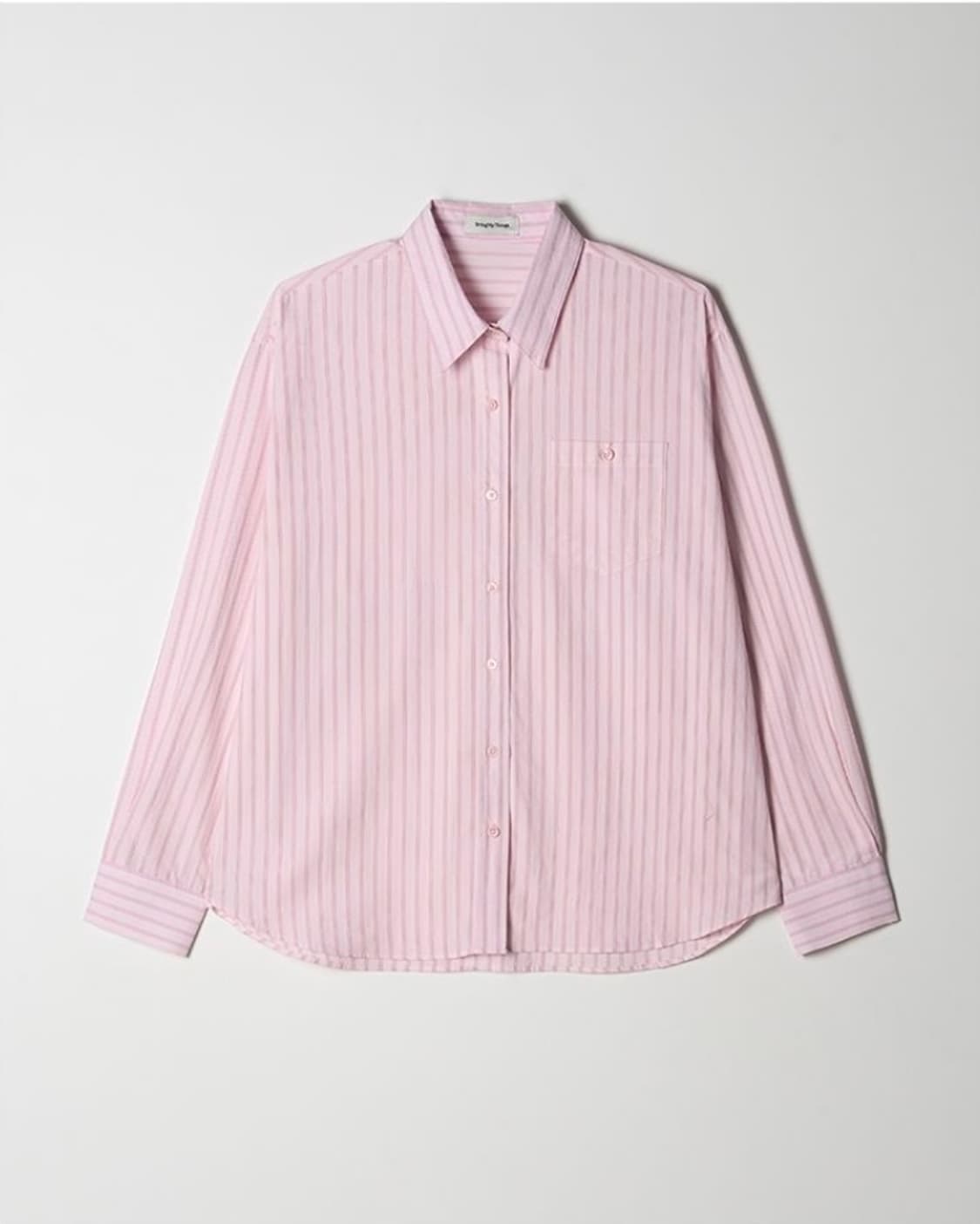 브링마이띵즈 타이 스트라이프 셔츠 핑크 상품이미지2