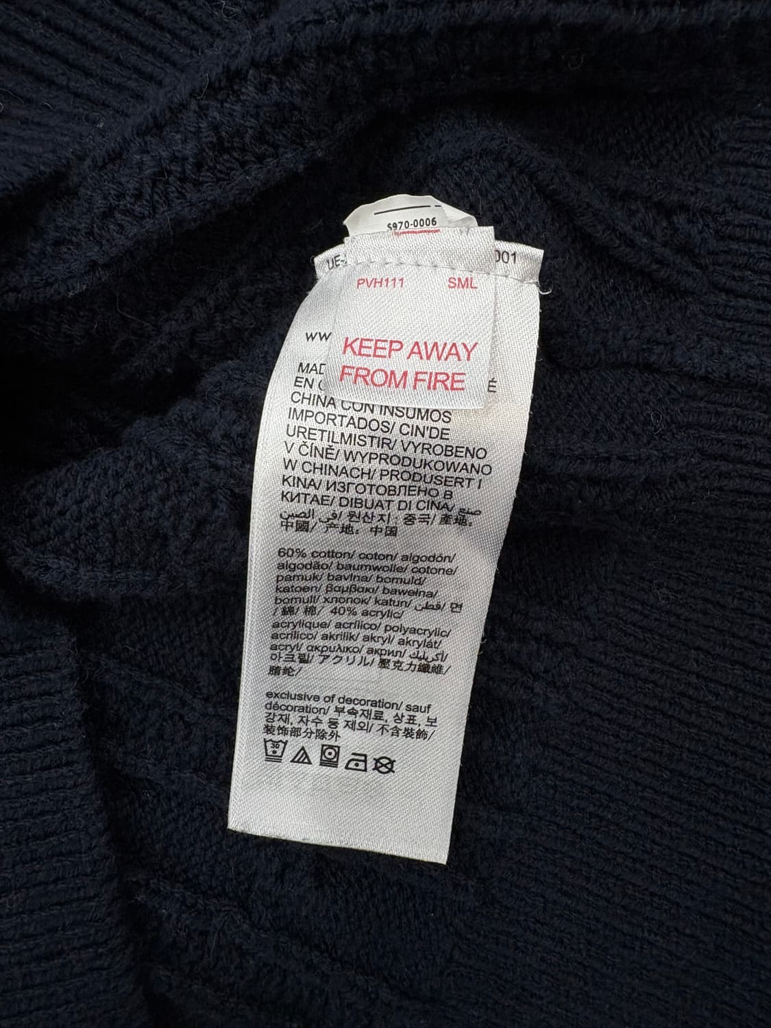 타미힐피거 가디건 네이비 상품이미지5