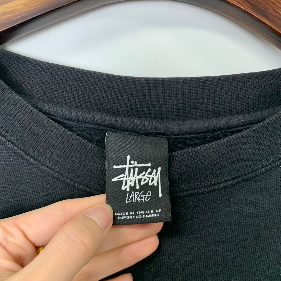 스투시 서울 챕터 블랙 맨투맨  상품이미지9