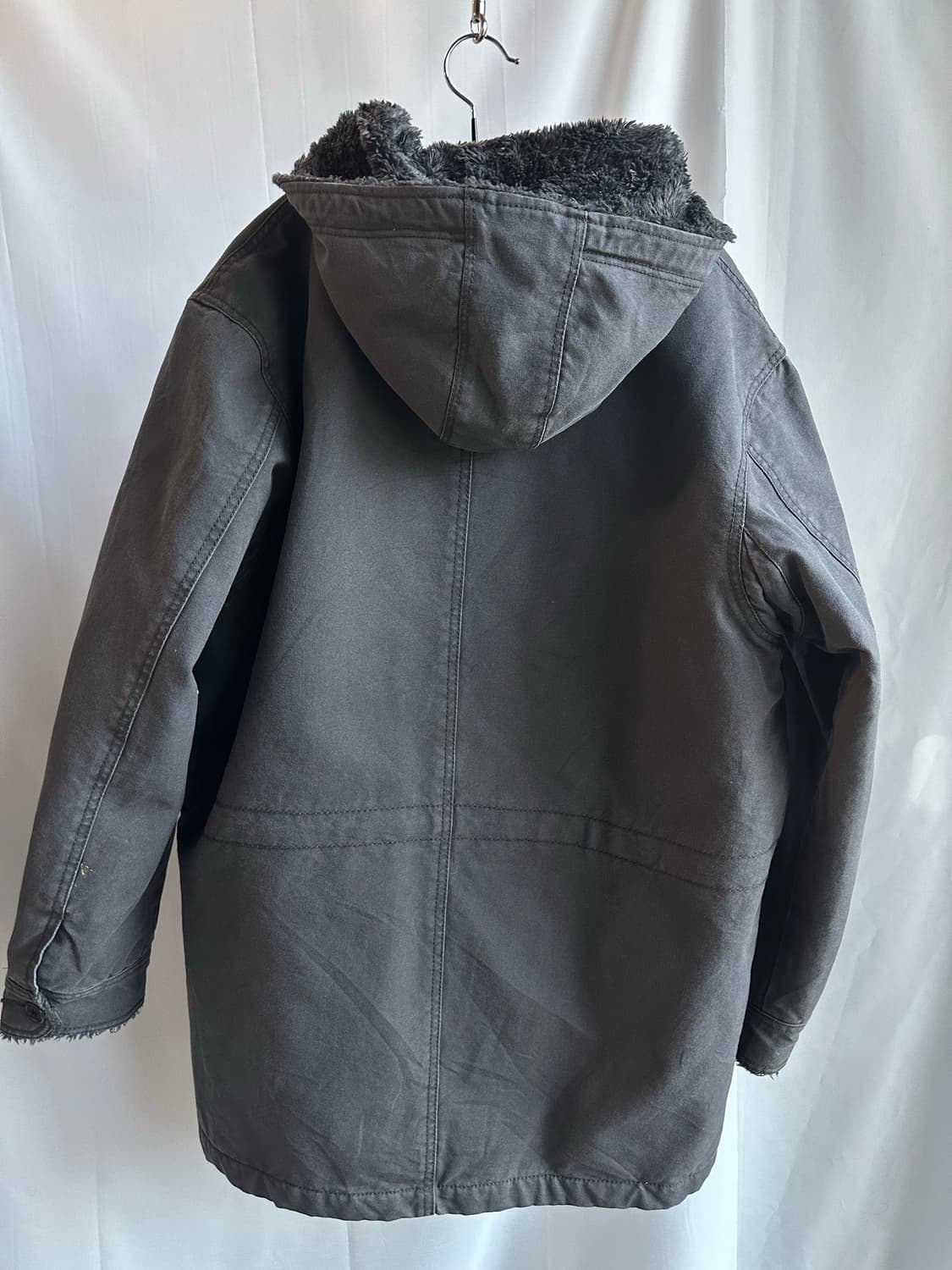 유니클로 퍼 후드 코트 상품이미지2