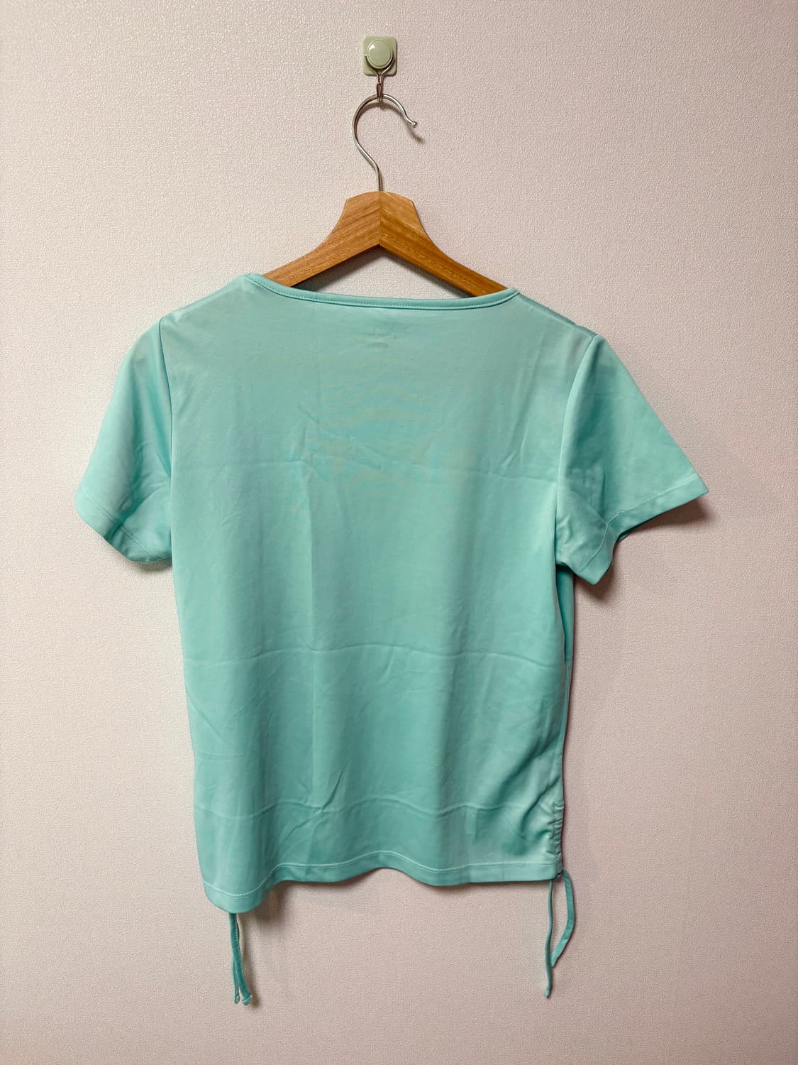 하와이안 민트 반팔 티셔츠 일본 빈티지 모리걸 상품이미지4