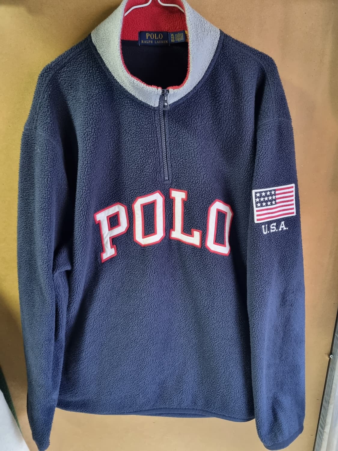 폴로랄프로렌 반집업 후리스 아노락 USA 상품이미지1