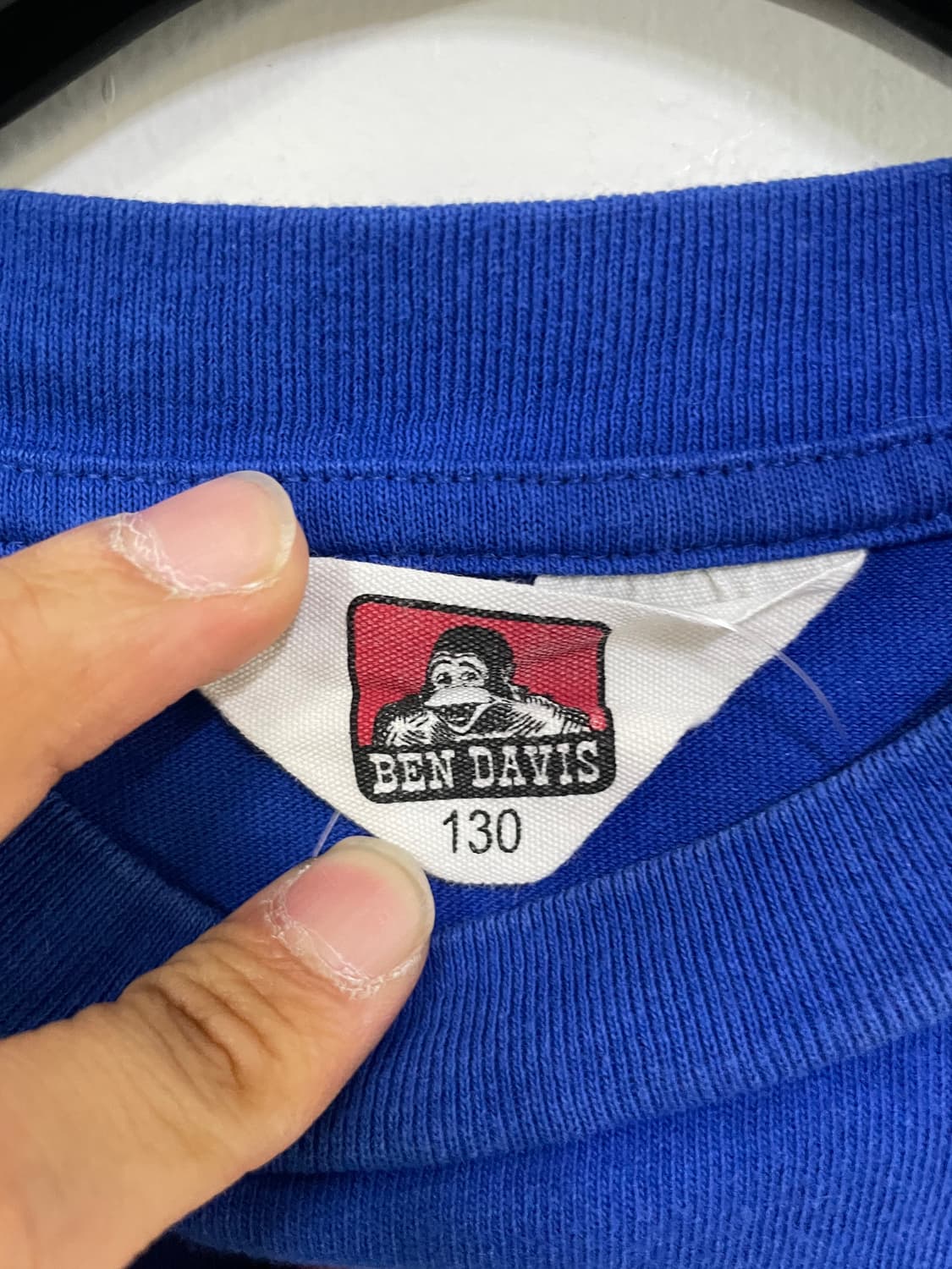 벤데이비스 블루 크롭 반팔 티셔츠 상품이미지5