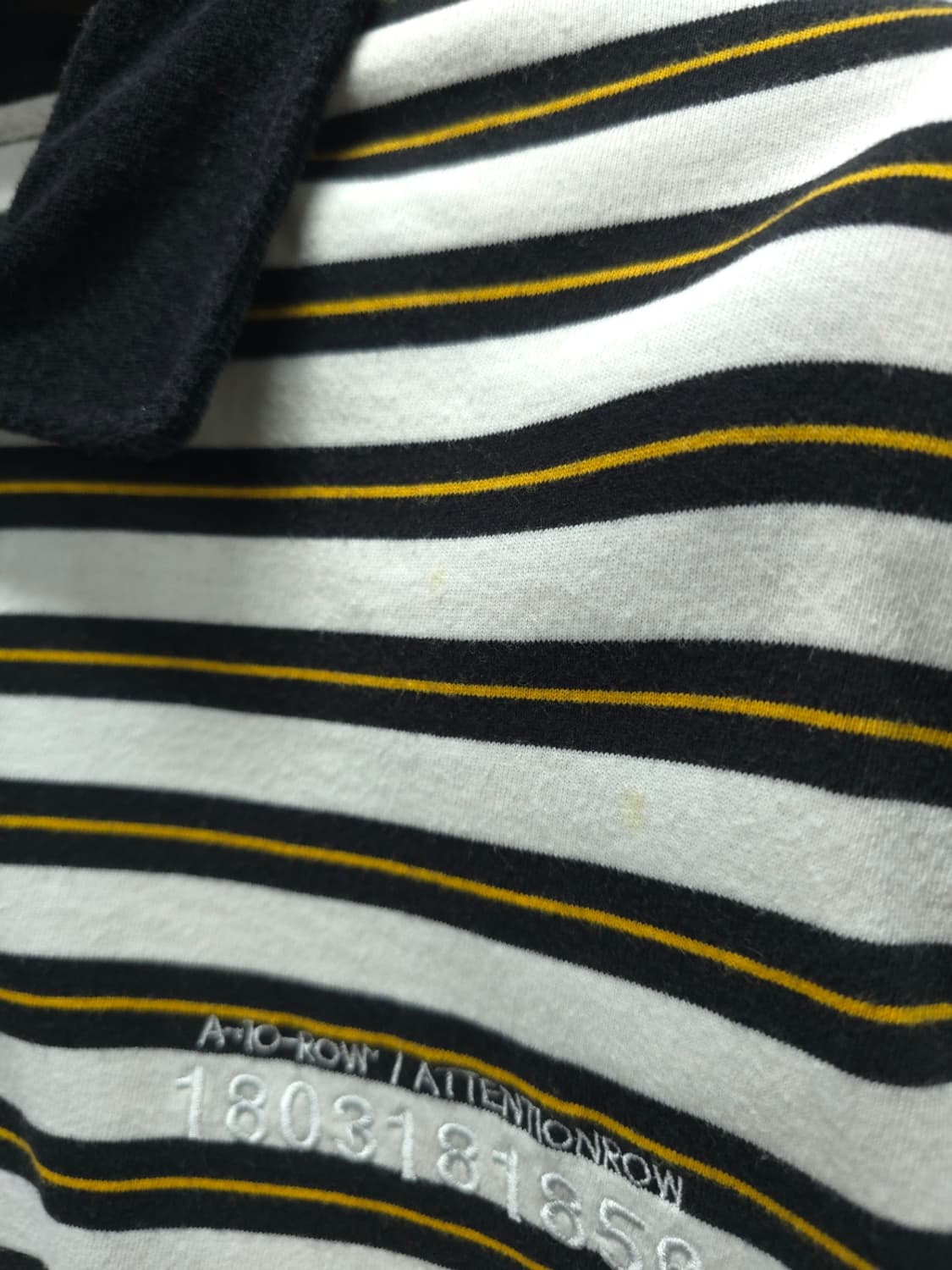 어탠션로우 오버핏 카라 반팔 ( 105~110 ) 상품이미지10