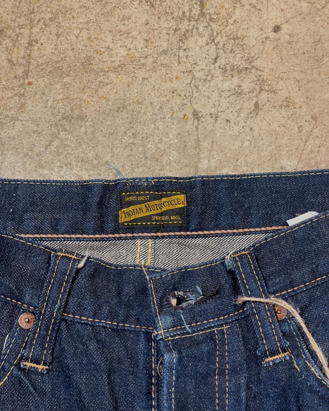 Indian Motorcycles 코듀라 x 홀스하이드 14oz 셀비지 상품이미지10