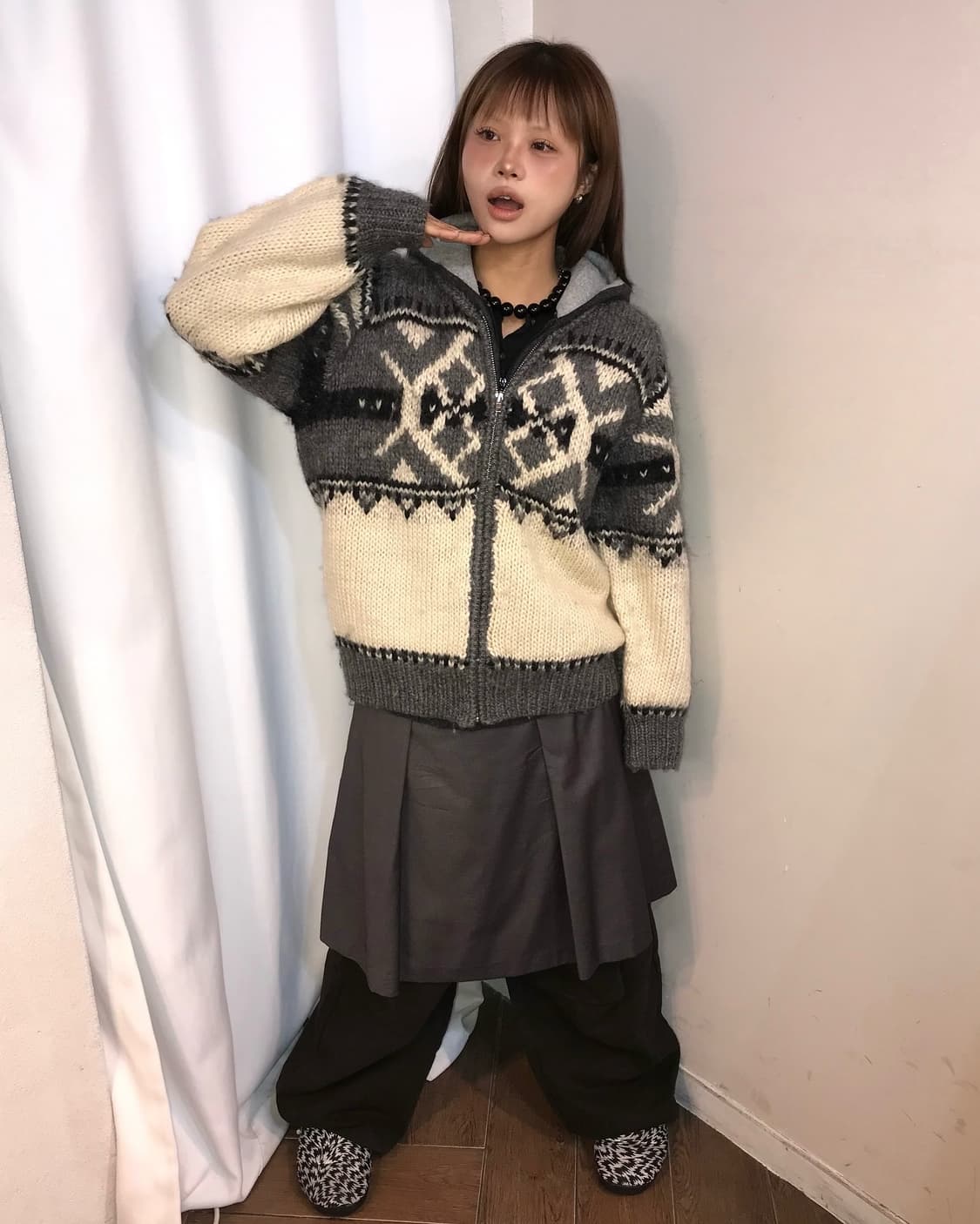 🩶 그레이 코위찬 코디 세트 🩶 상품이미지1