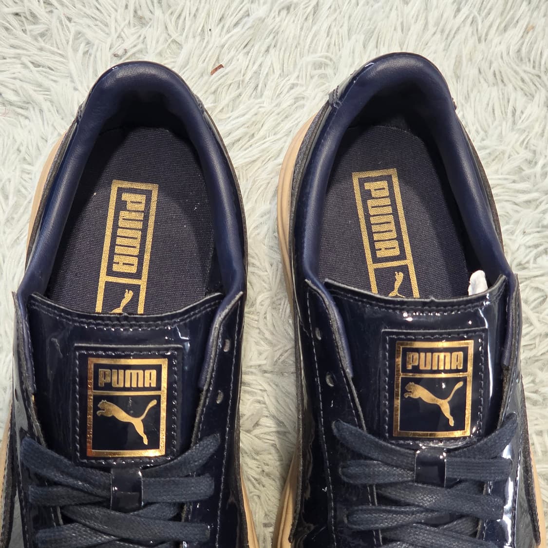 3a-11:푸마 바스켓 플랫폼 (24cm)-상태굿 상품이미지6