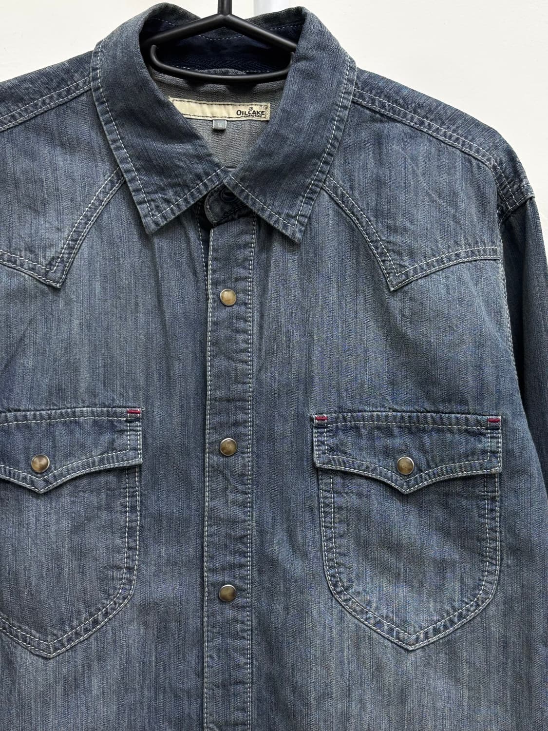 빈티지 데님 웨스턴 셔츠 상품이미지6