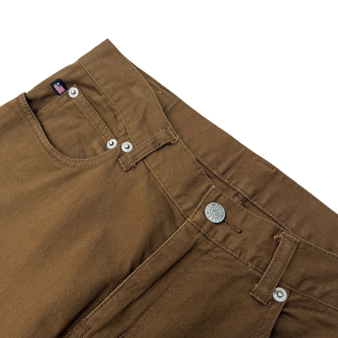 폴로 랄프로렌 카멜브라운 성조기 부츠컷팬츠 플레어팬츠 상품이미지5
