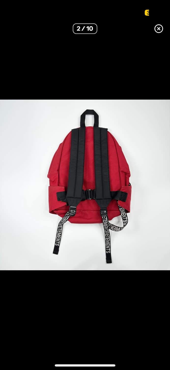 베트멍 x 이스트팩 2way 백팩 레드 상품이미지7