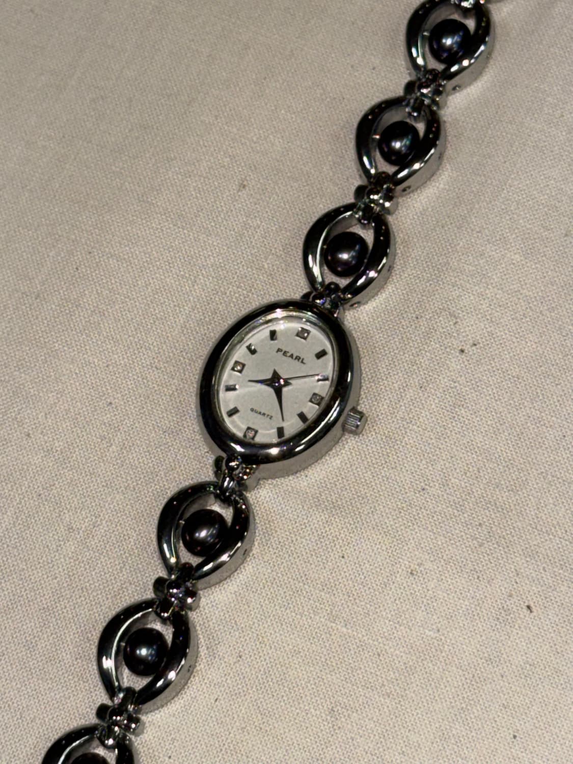[VINTAGE] PEARL Silver Pearl Bracelet Wa 상품이미지2
