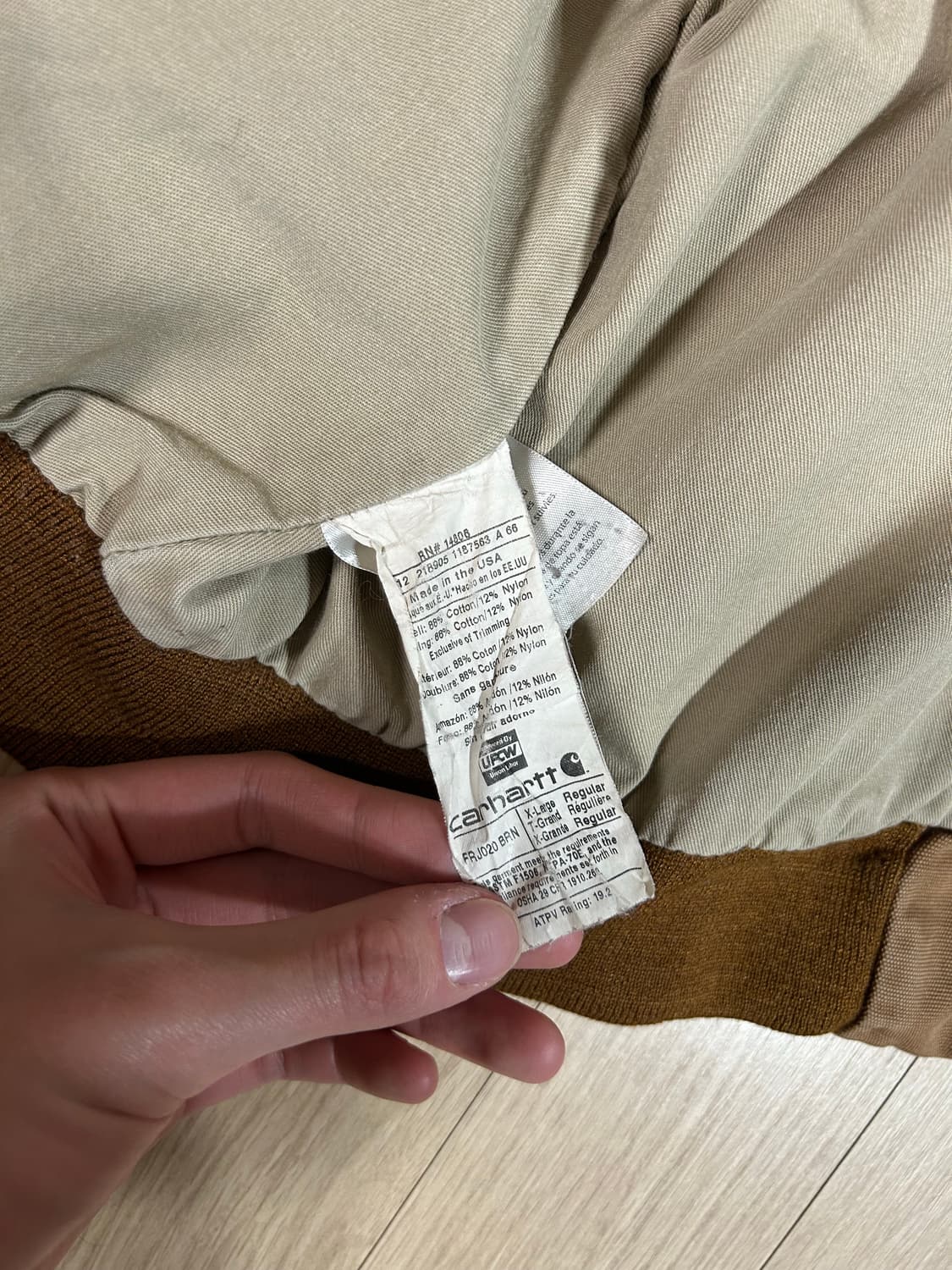 칼하트 FR 빈티지 워크자켓 상품이미지6