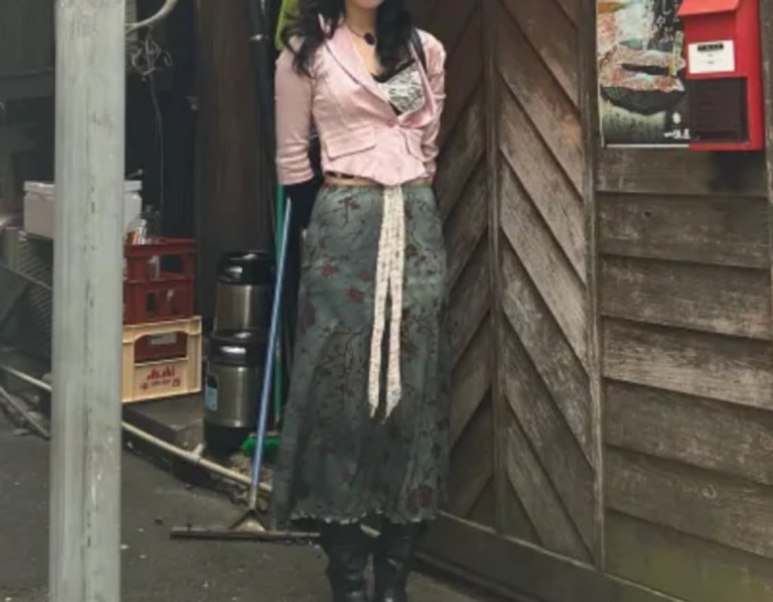 핑크 새틴 자켓 상품이미지3