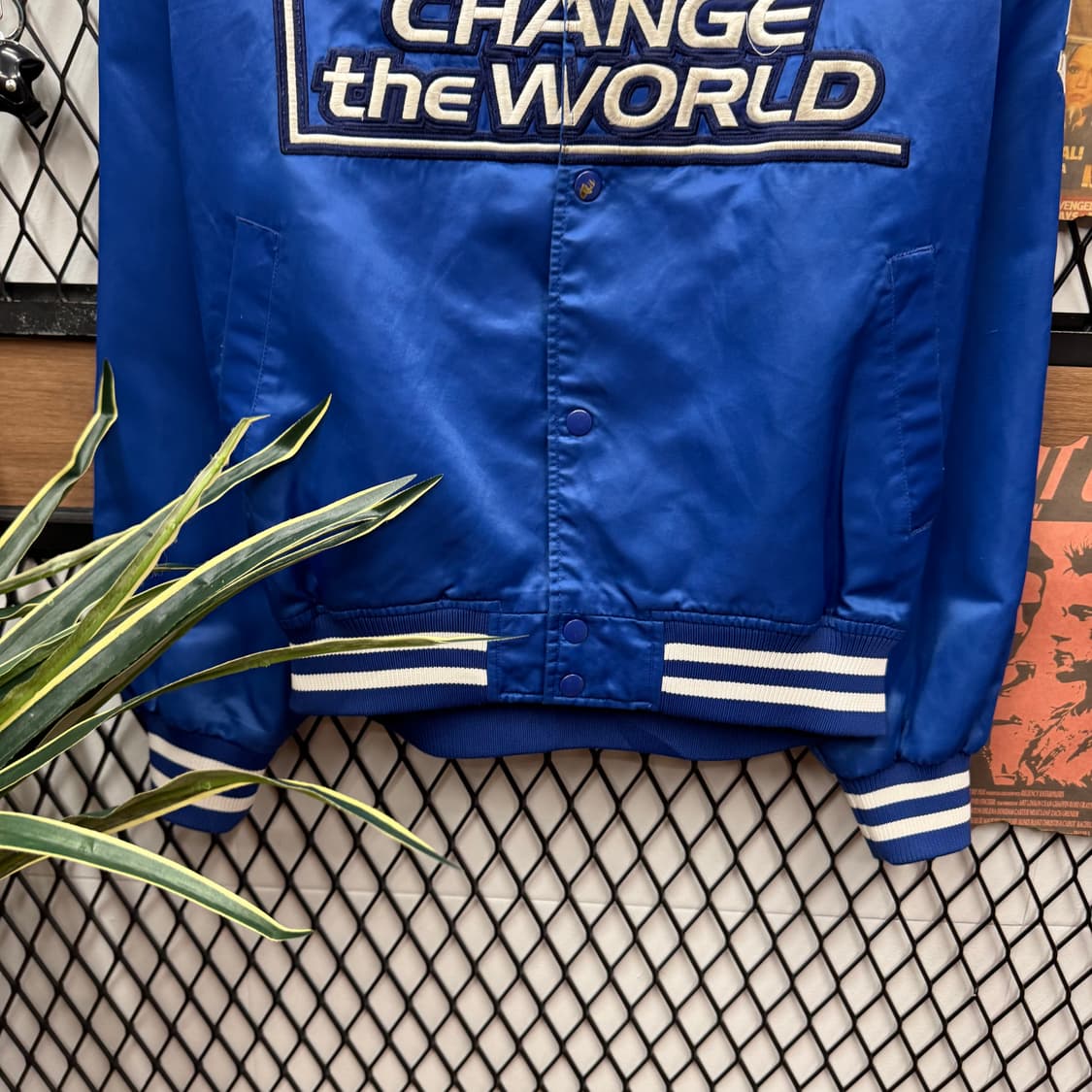00s MLB X 이치로 스즈키 펩시 스타디움 자켓 블루 상품이미지4