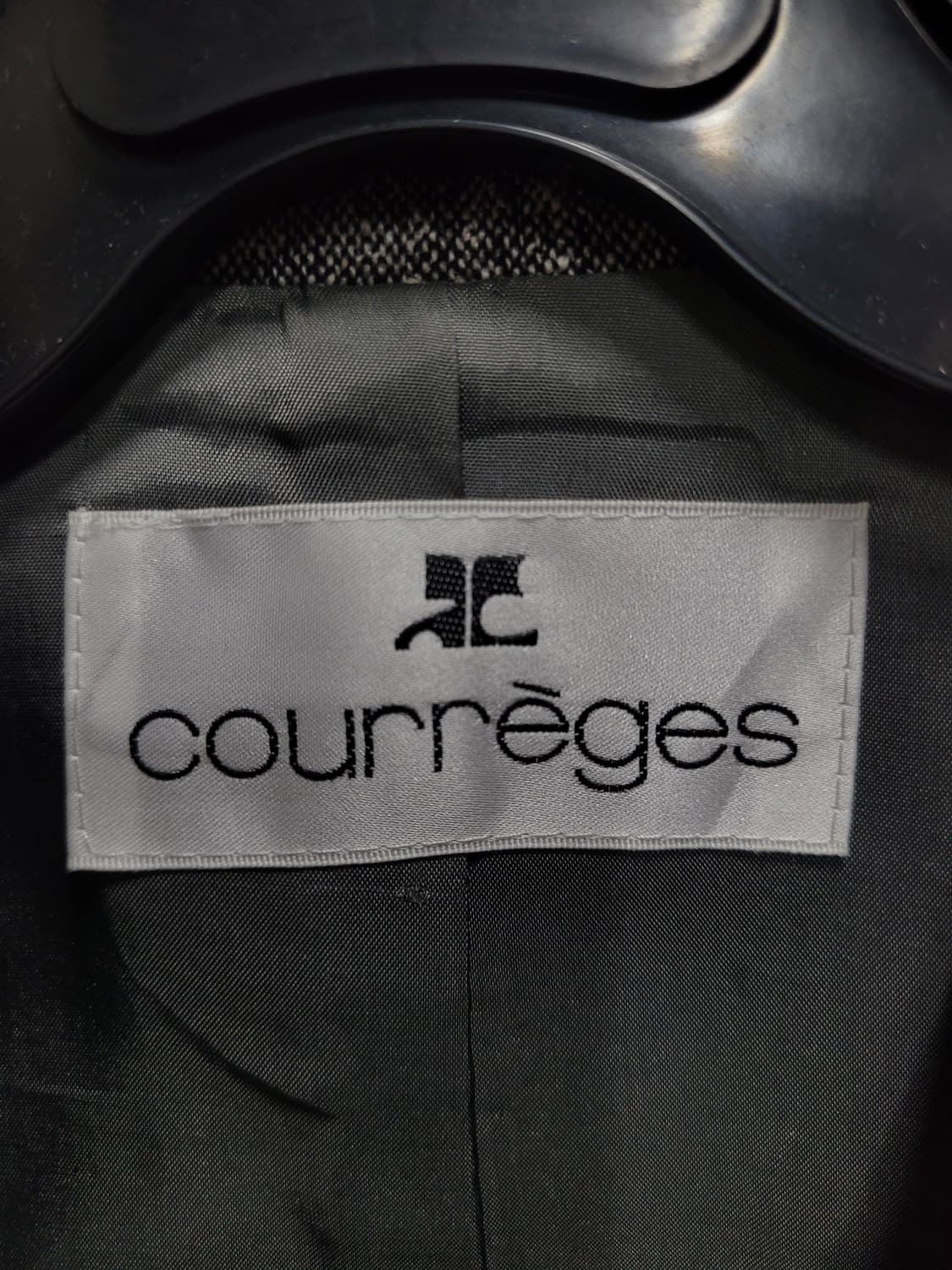 courreges 꾸레쥬 실크 울혼방 블레이저 자켓 상품이미지5