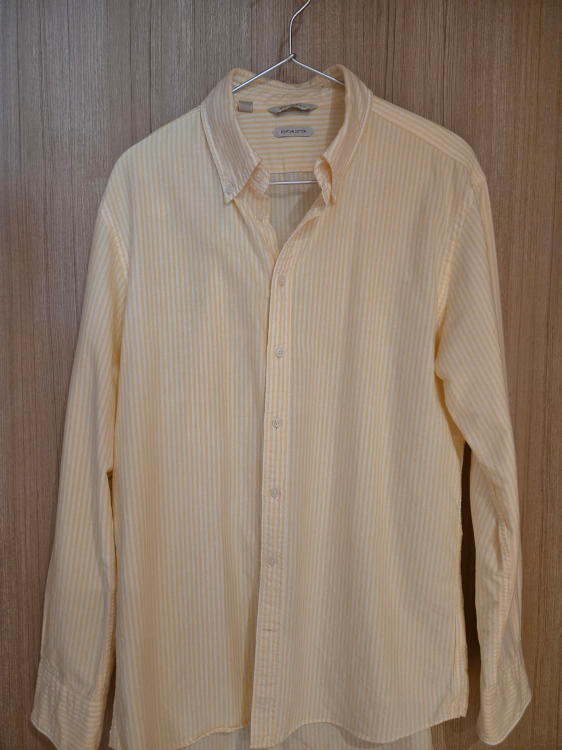 수트서플라이 이집션 코튼 옐로우 스트라이프 셔츠 /100-105 상품이미지1