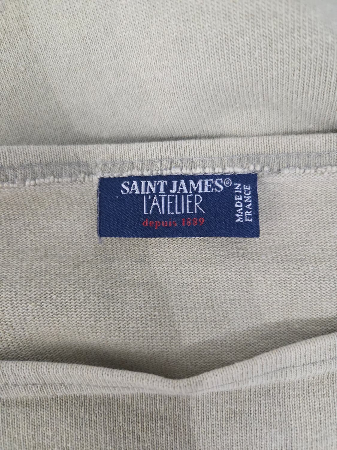 세인트제임스(SAINT JAMES) 솔리드 보트넥 긴팔 티셔츠 상품이미지7