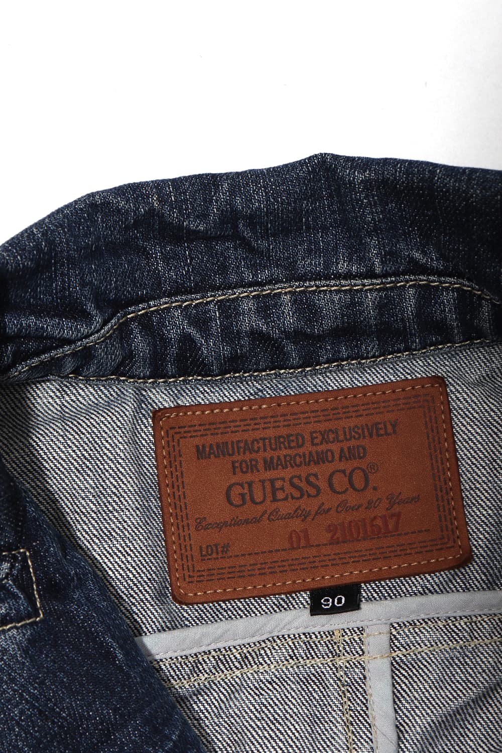 GUESS Y2K 실버 버튼 데님 블레이저 women 90 상품이미지4