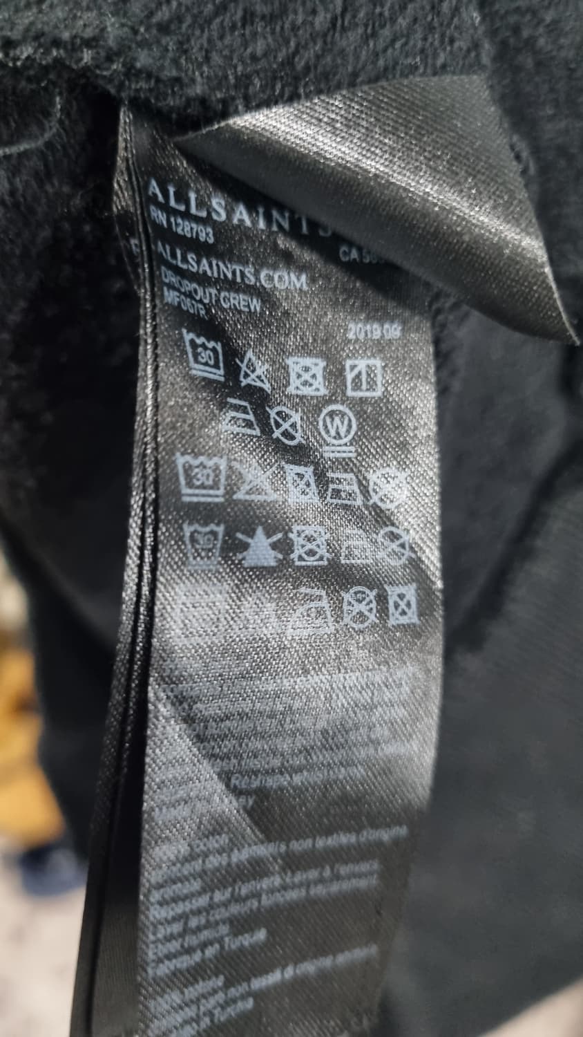 allsaints(올세인츠) 검정색 스웻셔츠 국내100~105(표기s)  상품이미지4