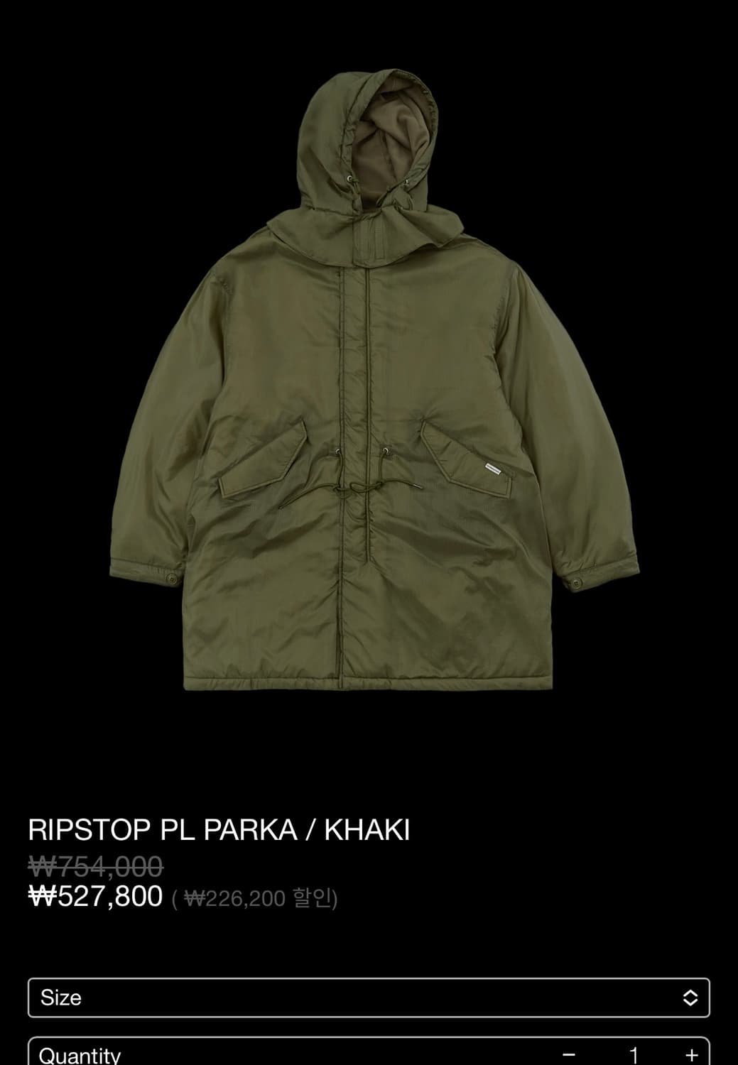 Alfred Ripstop Parka (L) 상품이미지2