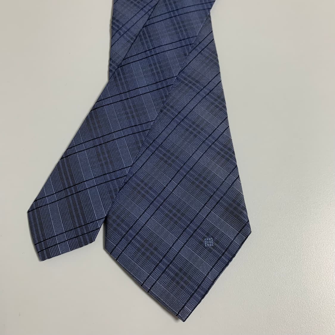 지방시(GIVENCHY) 신형라벨 체크 혼주넥타이 명품 8.4cm 상품이미지4