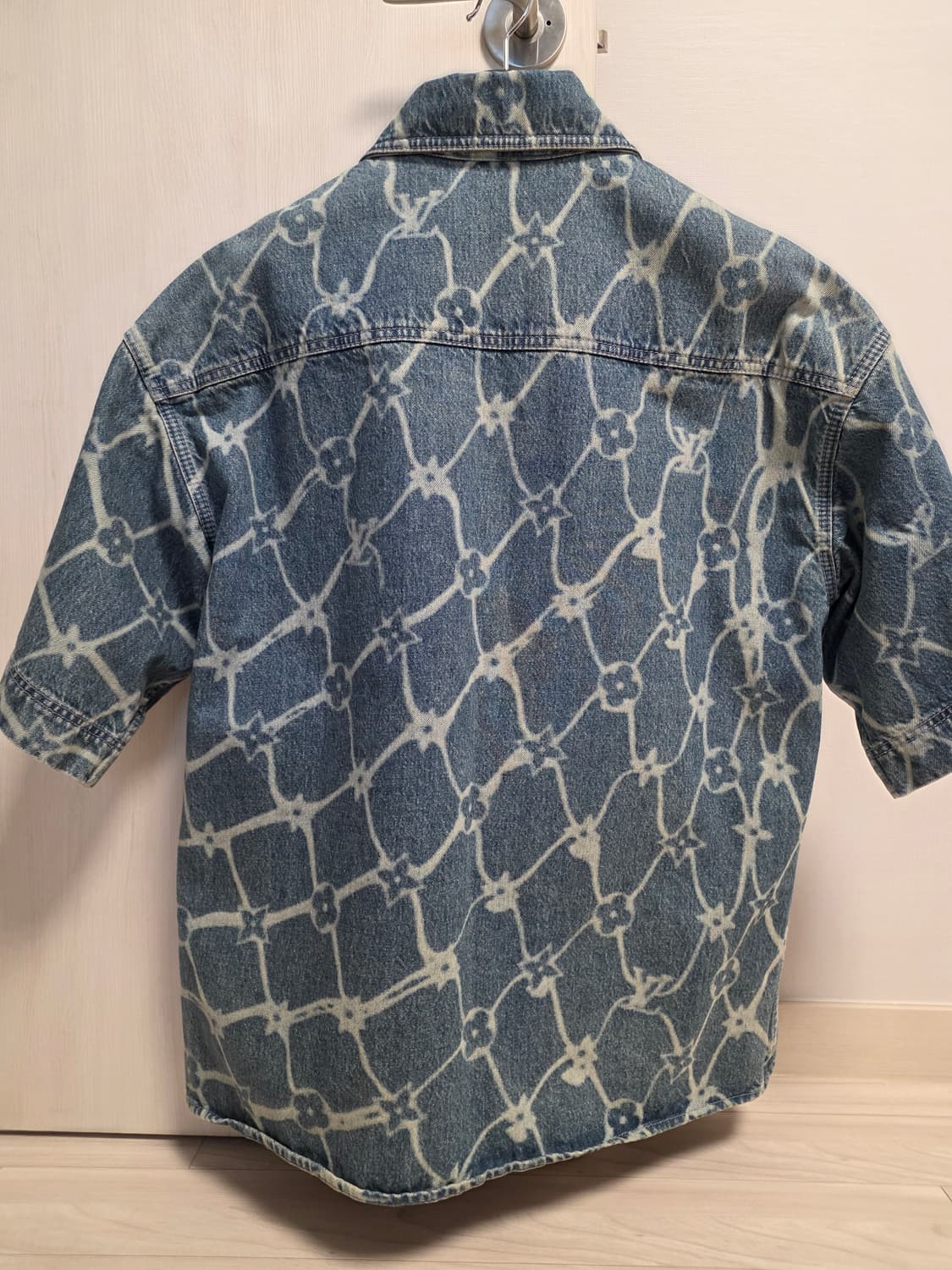 루이비통 데님 반팔 셔츠 XXL 105~ 상품이미지5