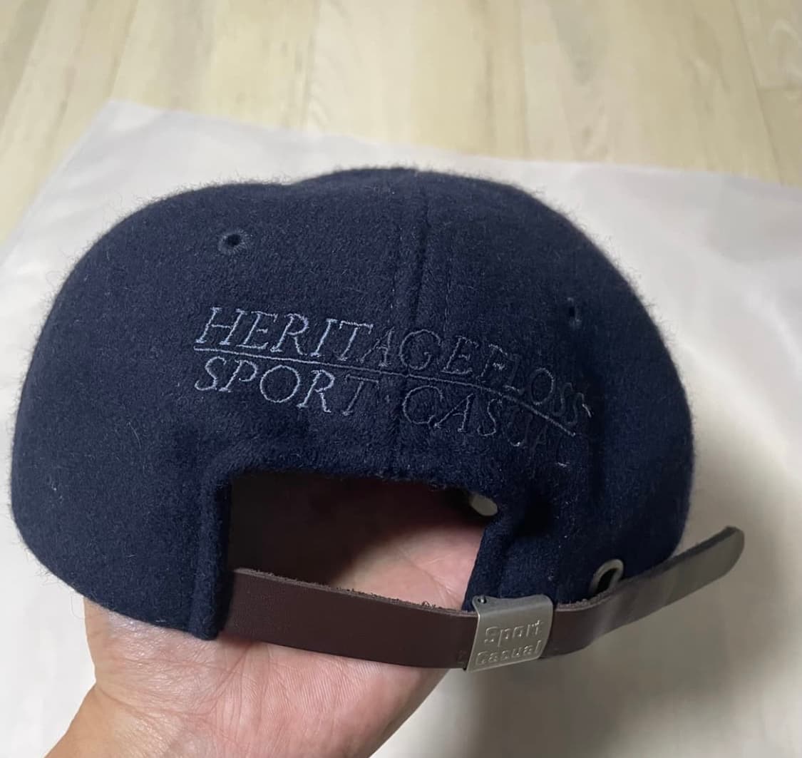 새제품/공용os) 헤리티지플로스 크레스트 캡 모자 네이비 상품이미지6