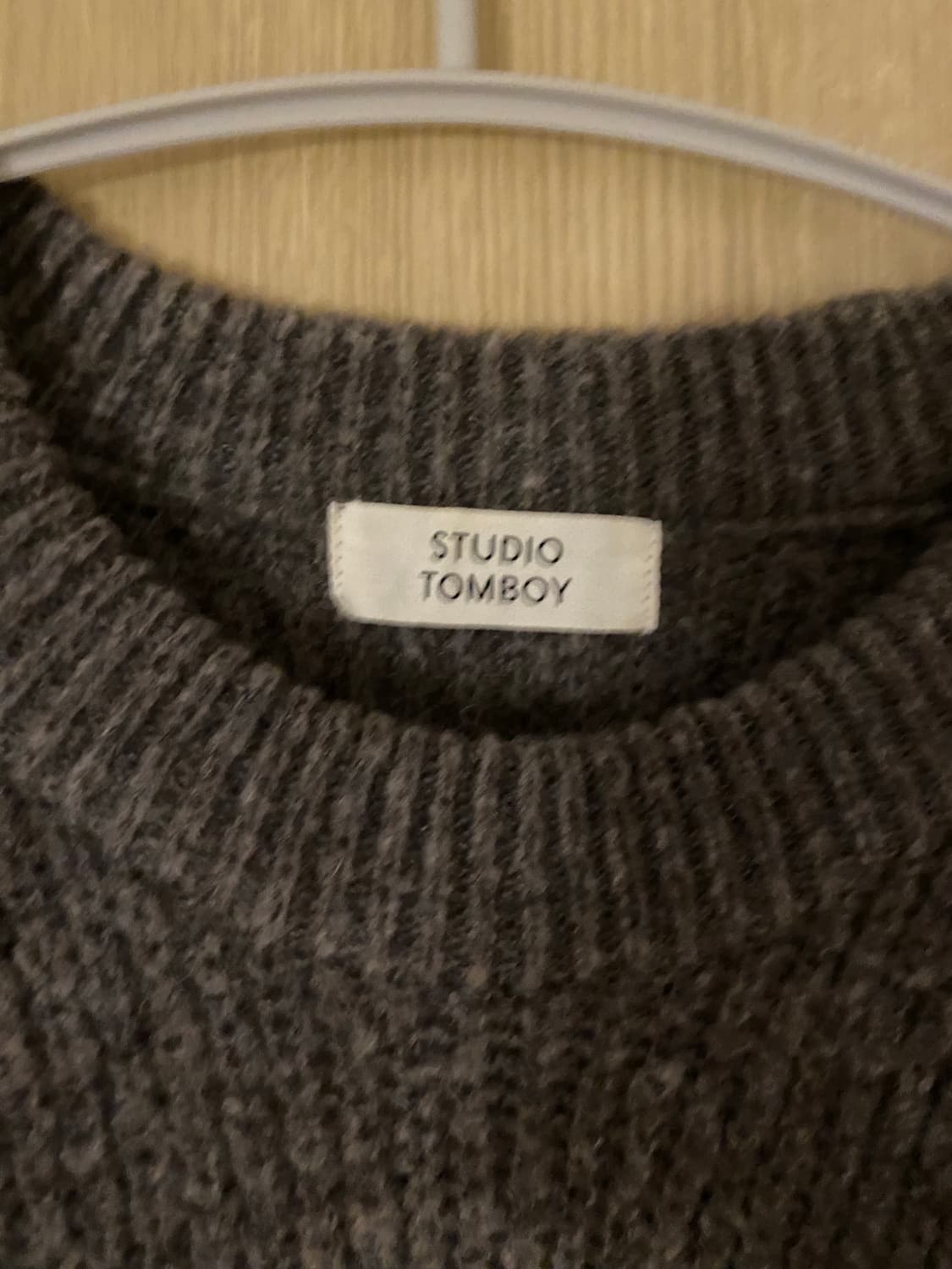 Studio Tomboy 그레이 니트 상품이미지2