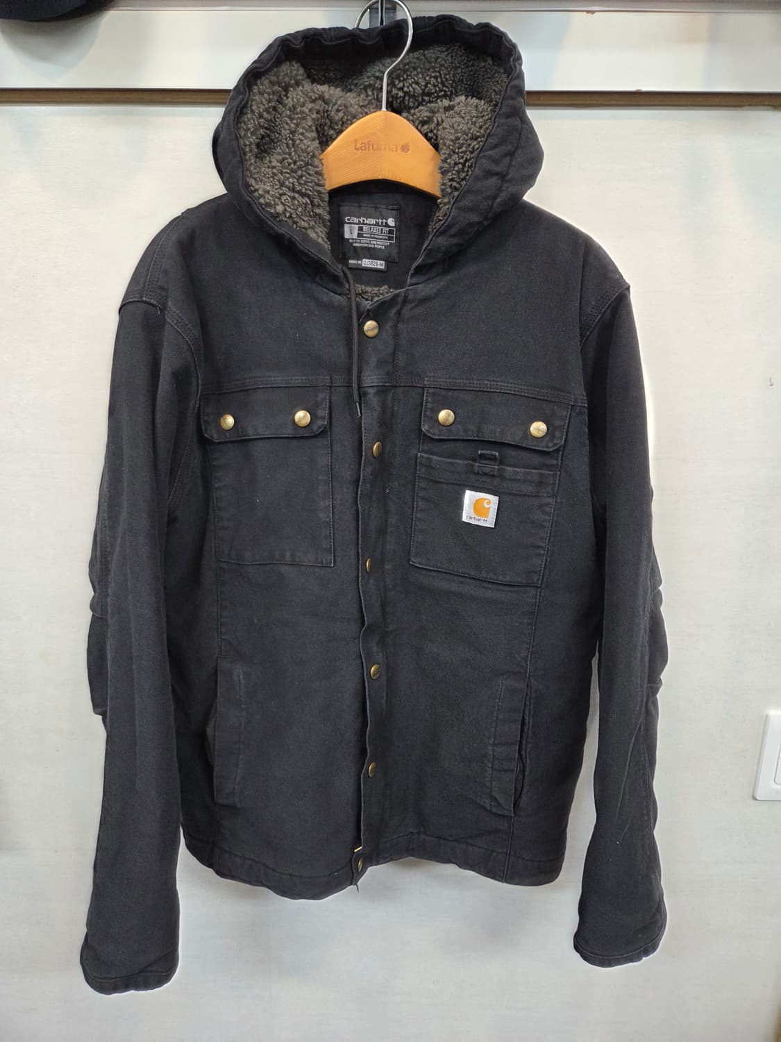 칼하트 유틸리티 덕 워시드 셰르파 자켓 L 릴렉스드핏  상품이미지1