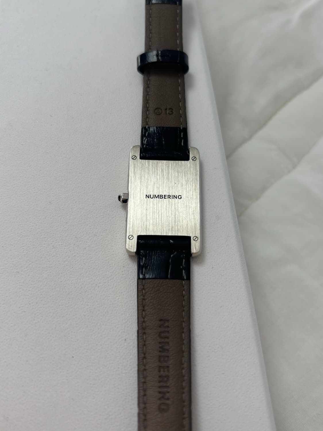 넘버링 #1901 A13 워치 브레이슬릿 블랙/실버 상품이미지6