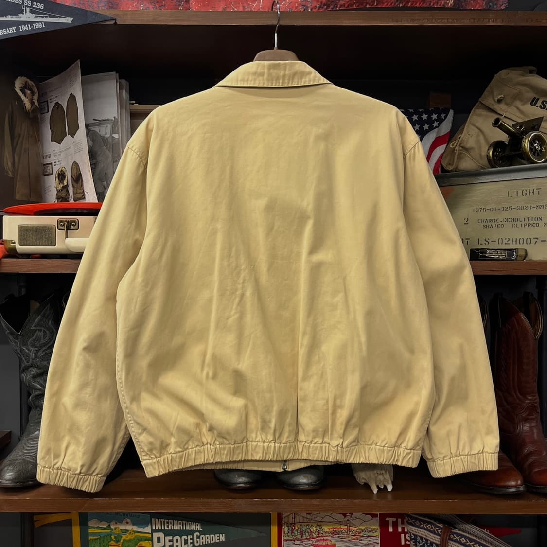 90s 폴로 랄프로렌 made USA 타탄체크 라이닝 스윙자켓 N1785 상품이미지2