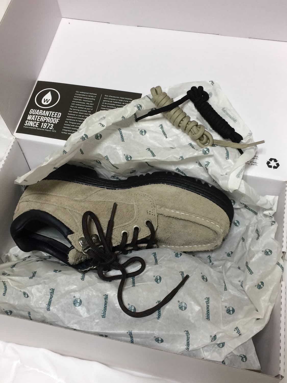 팀버랜드 x 디스이즈네버댓 헤리티지 고어텍스 목토 미드부츠 와이드 250 상품이미지4