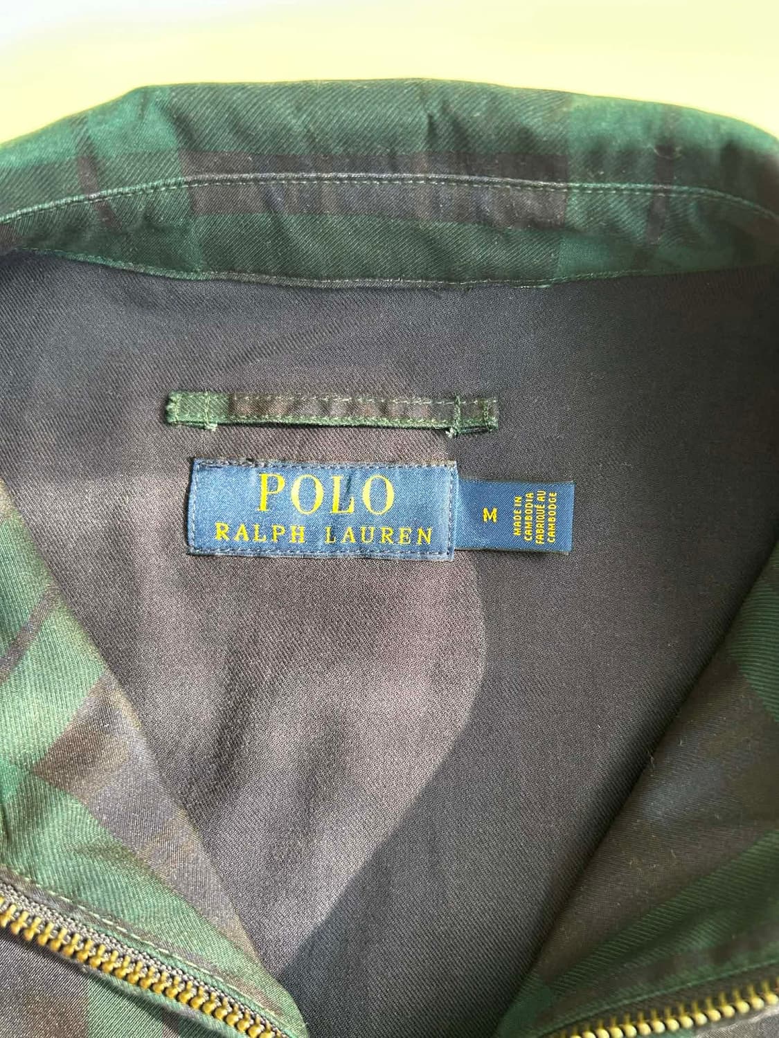 [M] 폴로 랄프로렌 블랙와치 체크 스윙탑 폴리쉘 자켓 상품이미지5