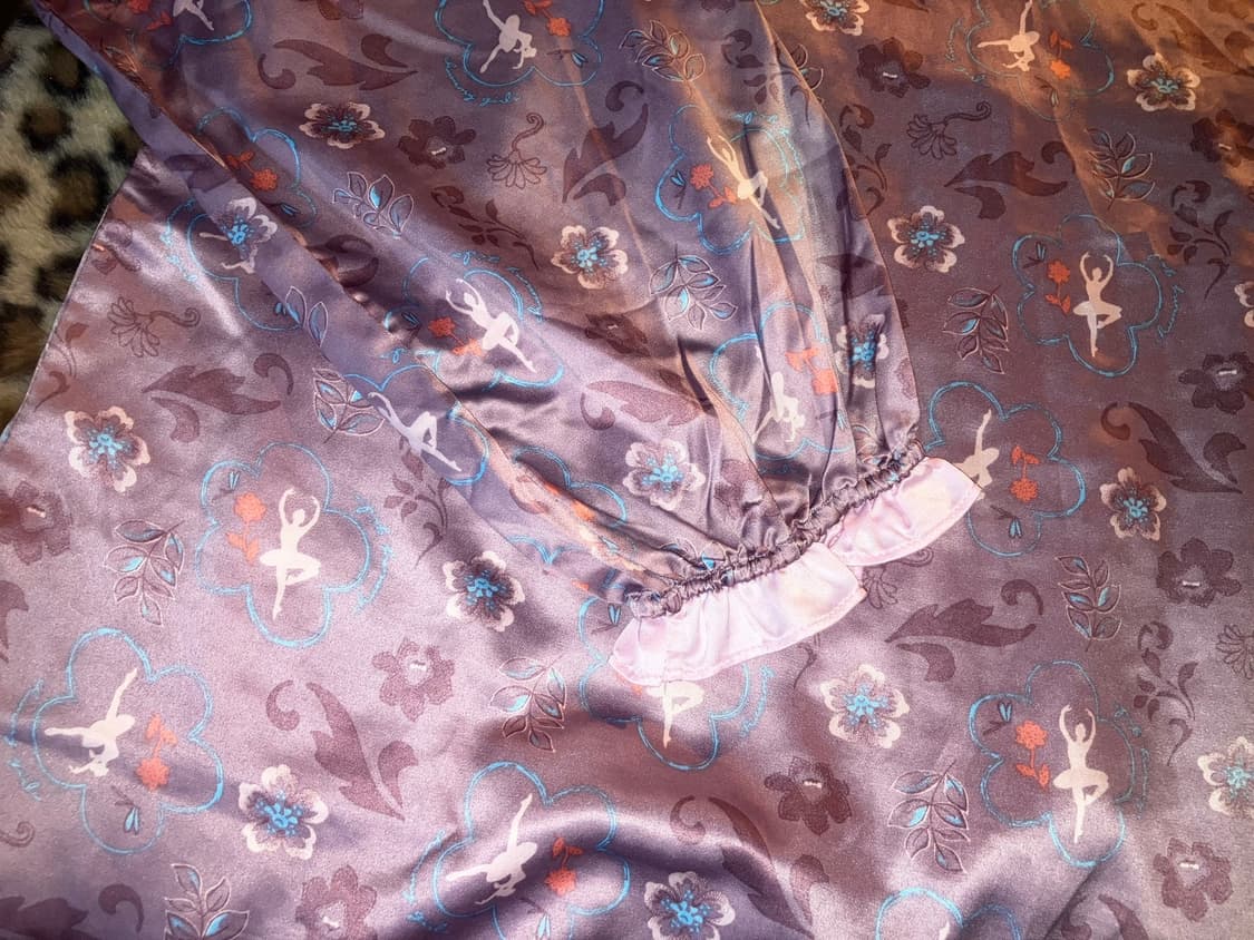 jpn 발레리나 새틴 블라우스 상품이미지6