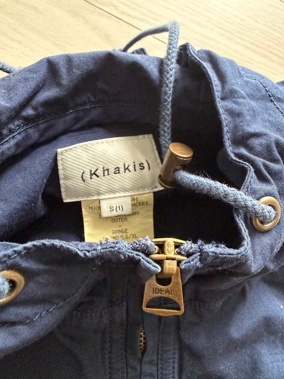 카키스 윈드 자켓 네이비 (S) 상품이미지6