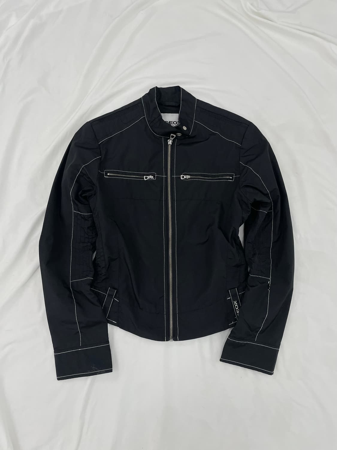 vintage y2k biker black jacket 상품이미지3