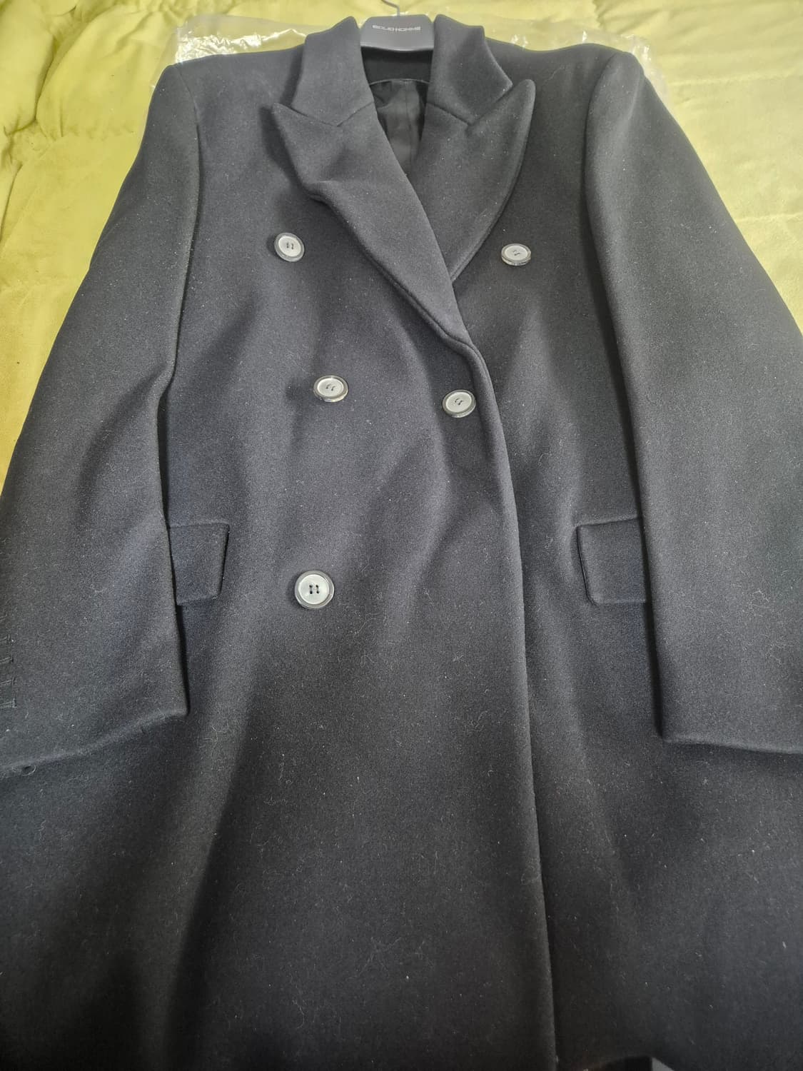 솔리드옴므 17fw 더블 롱코트 블랙 상품이미지10