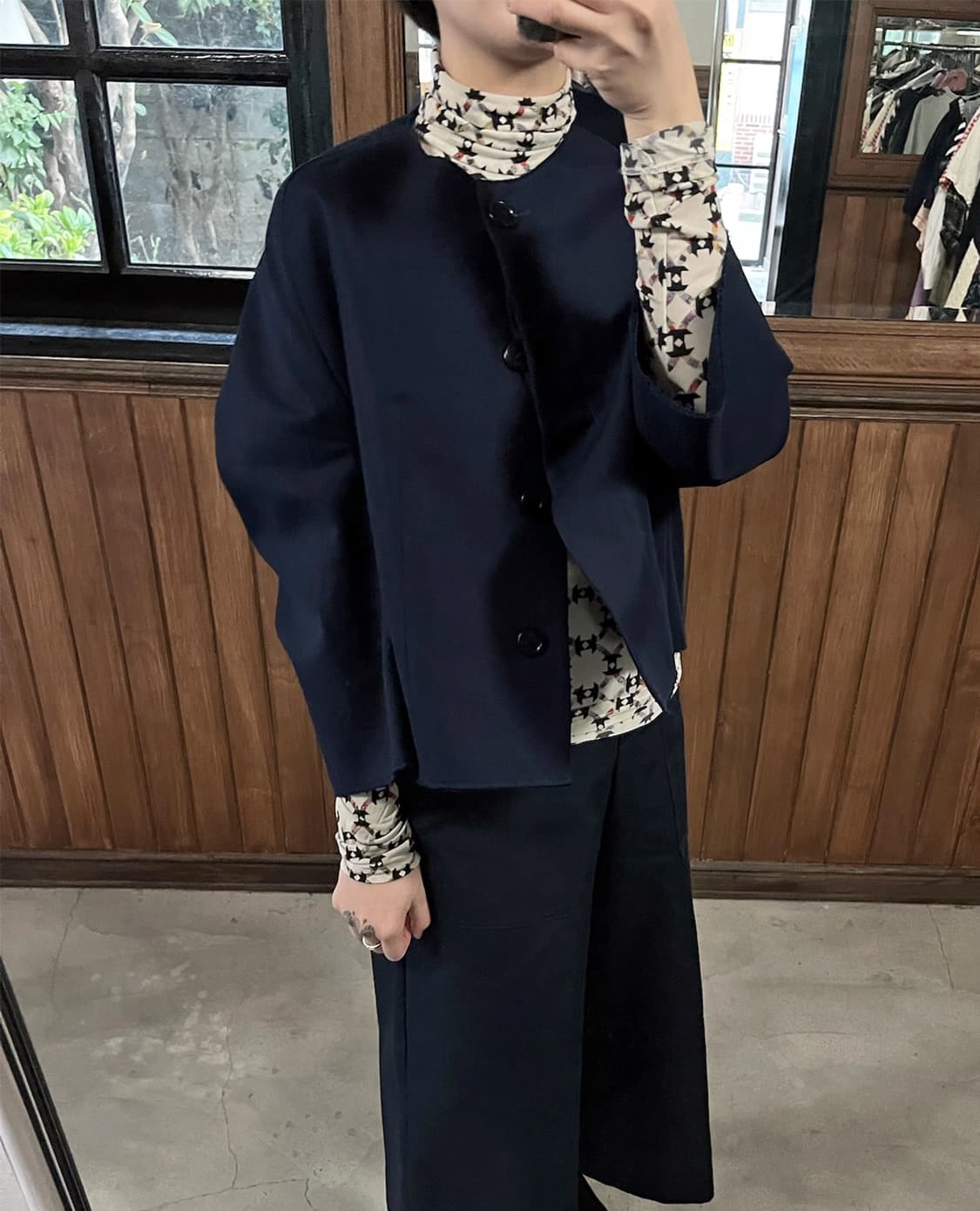 MARNI round collar detail jacket 상품이미지1