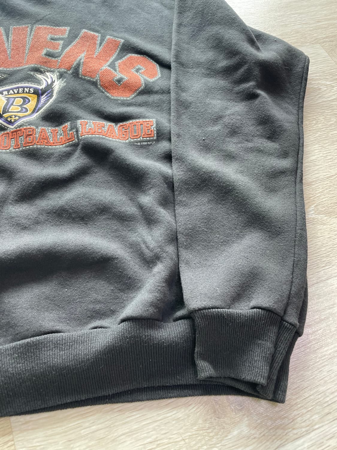 90's Hanes 헤인즈 NFL 볼티모어 레이븐스 스웻셔츠 상품이미지4