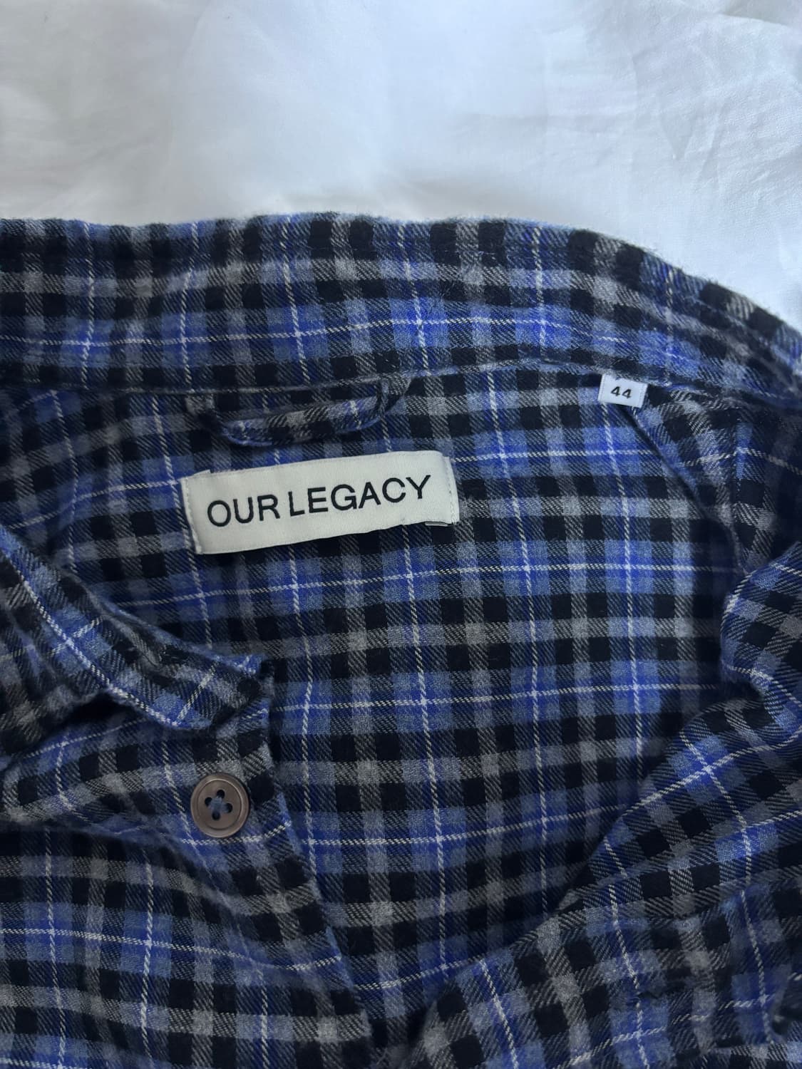 아워레가시 어보브 셔츠 캔트렐 체크 44 상품이미지2